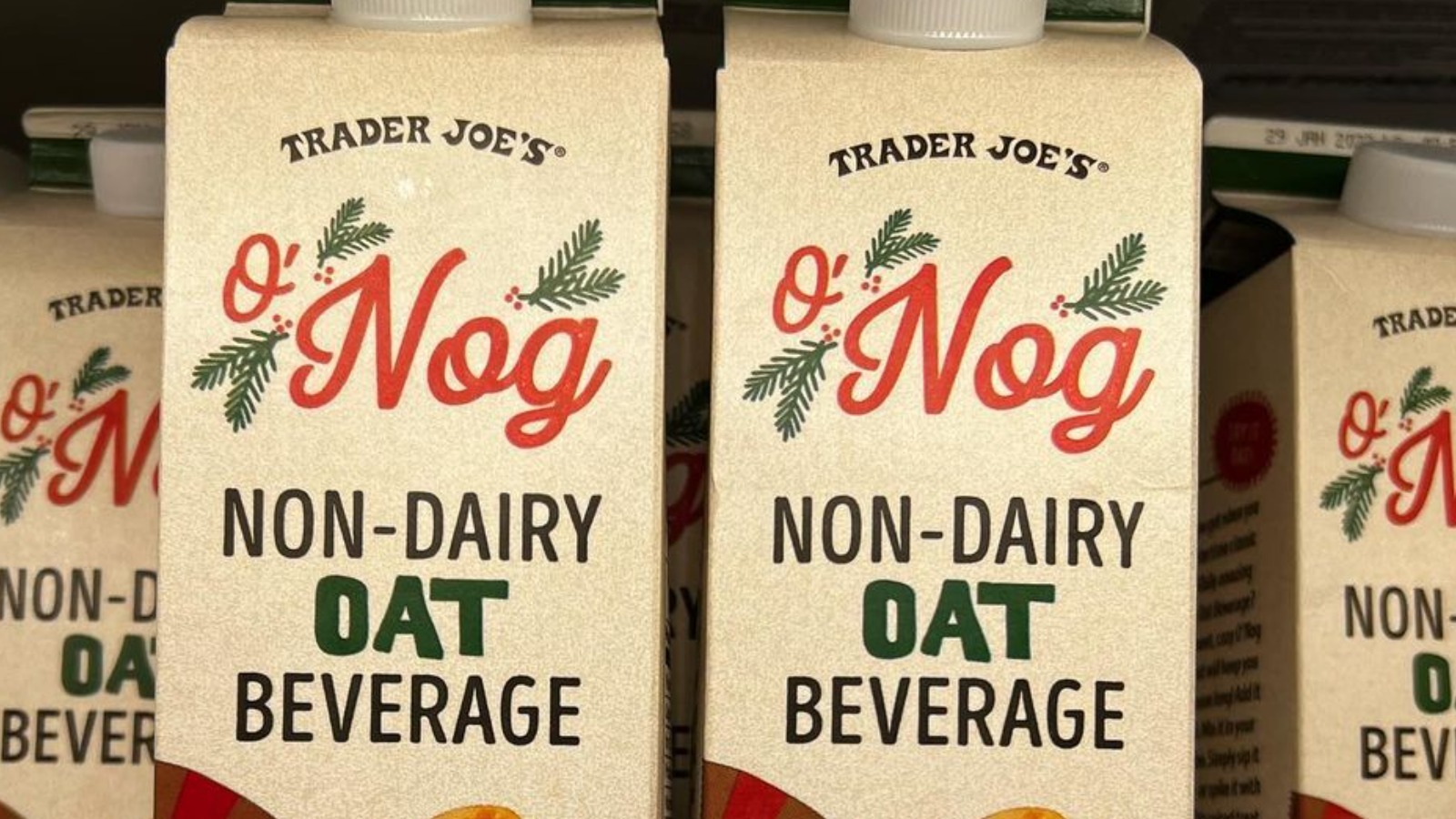Trader Joe's Shoppers Are Pumped For Its New Vegan Oat Nog