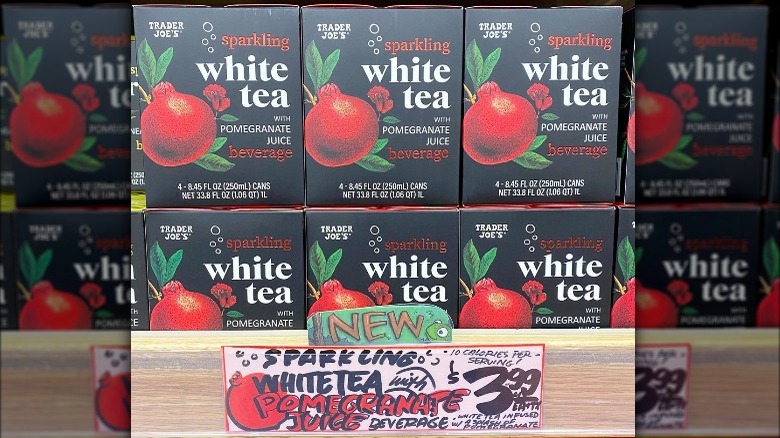 Trader Joe's sparkling white pomegranate tea