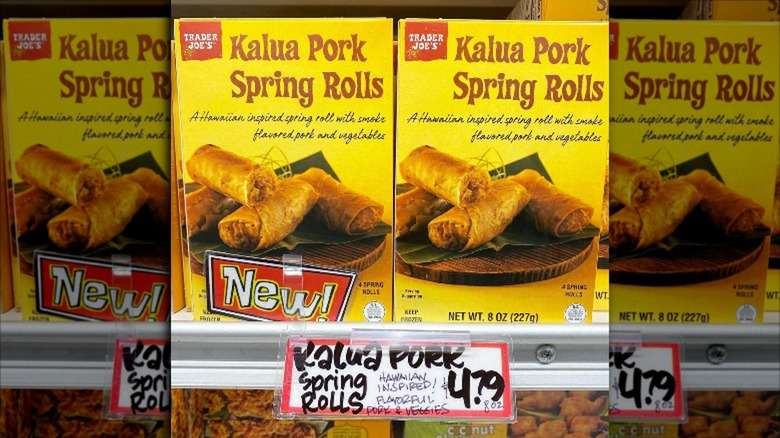 Trader Joe's kalua pork spring rolls