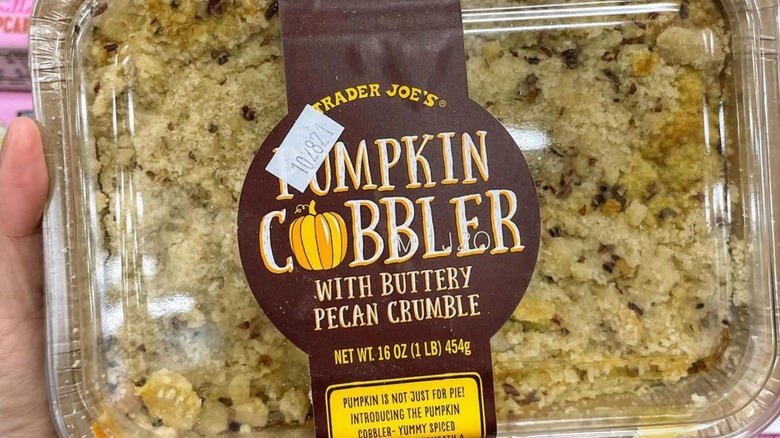 Trader Joe's pumpkin cobbler