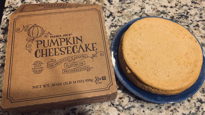 trader joe's pumpkin cheesecake
