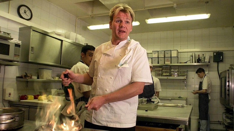 Gordon Ramsay in the kitchen