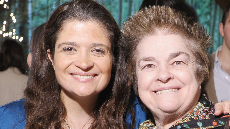 Closeup of Alex Guarnaschelli and mother Maria Guarnaschelli