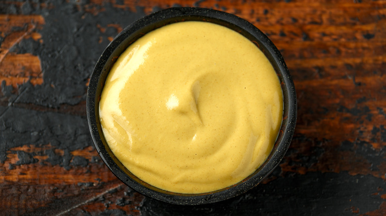 Dijon mustard in a bowl