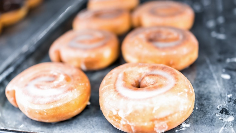 Cinnamon sugar roll doughnuts 