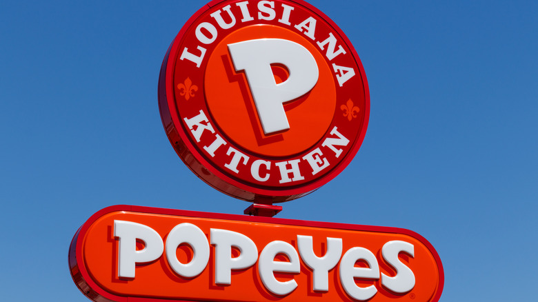 Popeyes Louisiana Kitchen sign