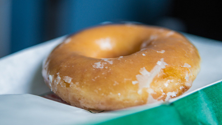 Krispy Kreme glazed donut