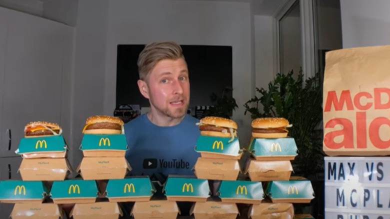 Mcdonald's mcplant burger eating competition