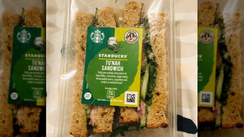 Starbucks Vegan Tu'nah sandwich