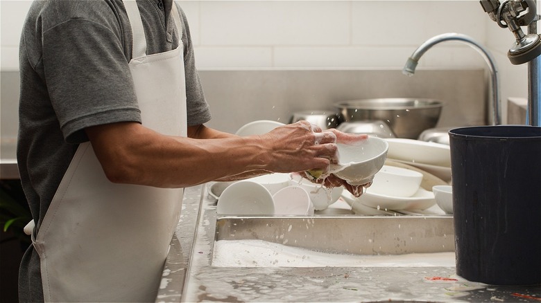 Restaurant dishwasher