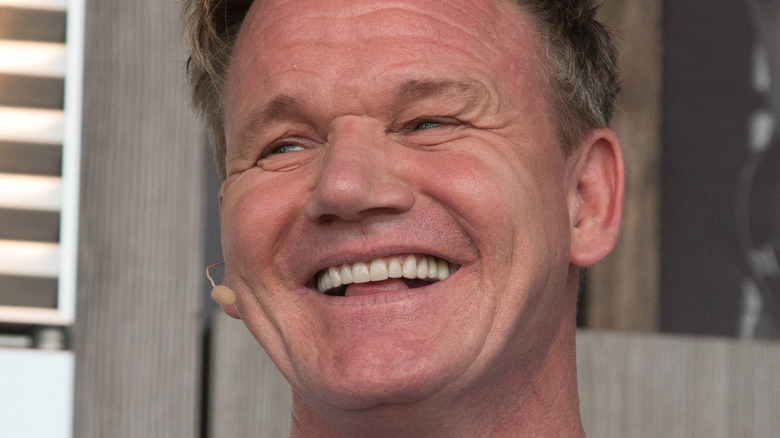 Gordon Ramsay smiling