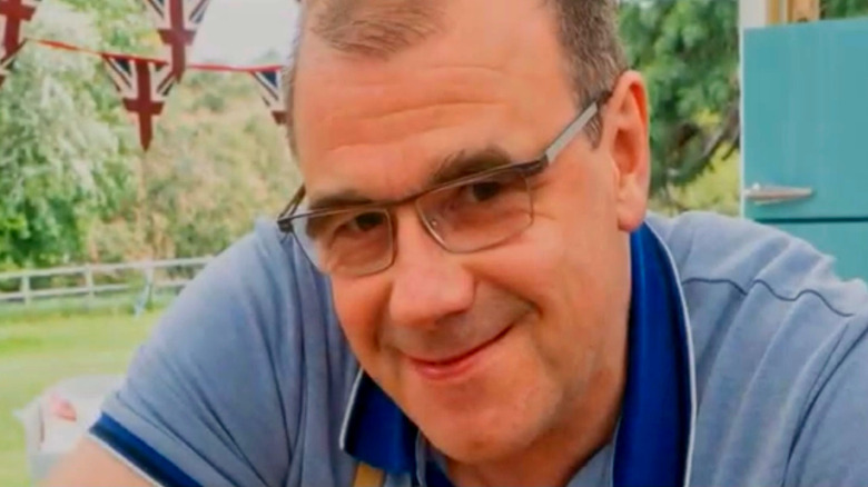 Jürgen from GBBO smiling