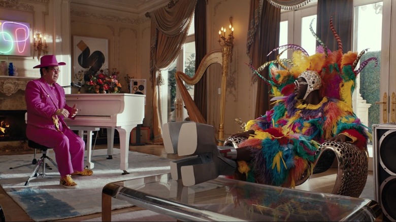 Elton John and Lil Nas X in the new Uber Eats ad