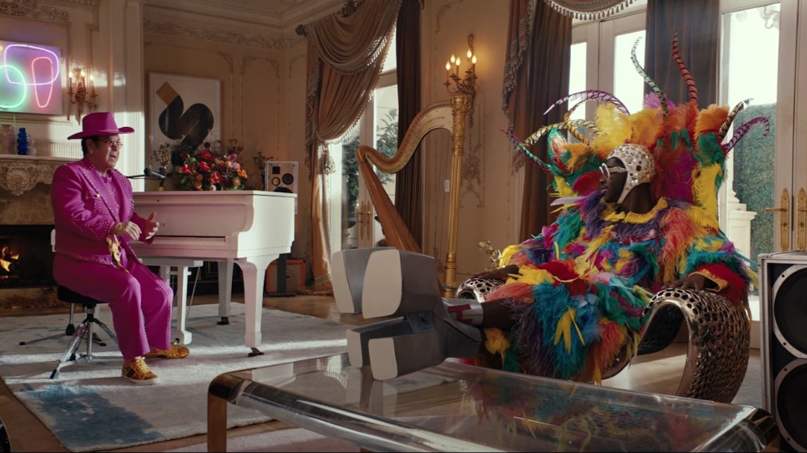Twitter Is Loving Elton John And Lil Nas X's New Uber Eats Commercial