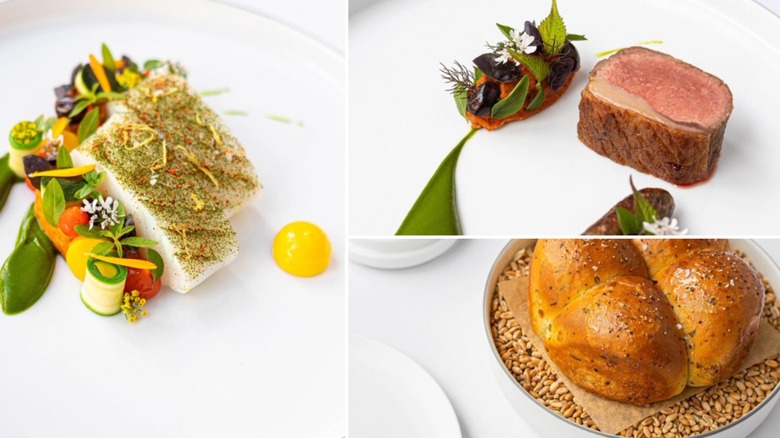 food from Gordon Ramsay's restaurant