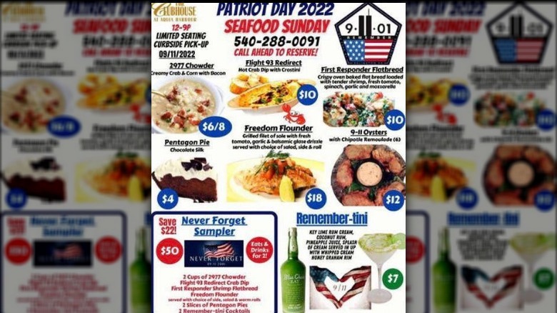 aquia harbour patriot day menu