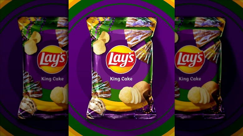 Lay's King Cake bag