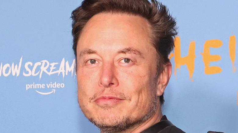 Elon Musk smiling