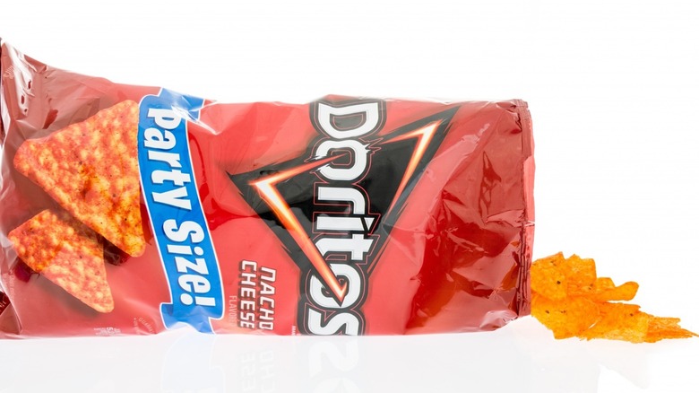 bag of nacho cheese doritos