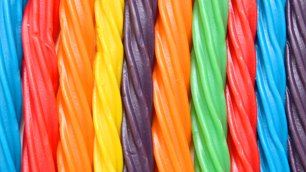 Different colors of Twizzlers 