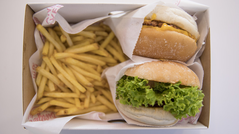 Neat Burger burgers and fries