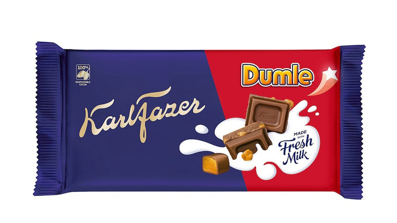 Karl Fazer toffee pieces chocolate