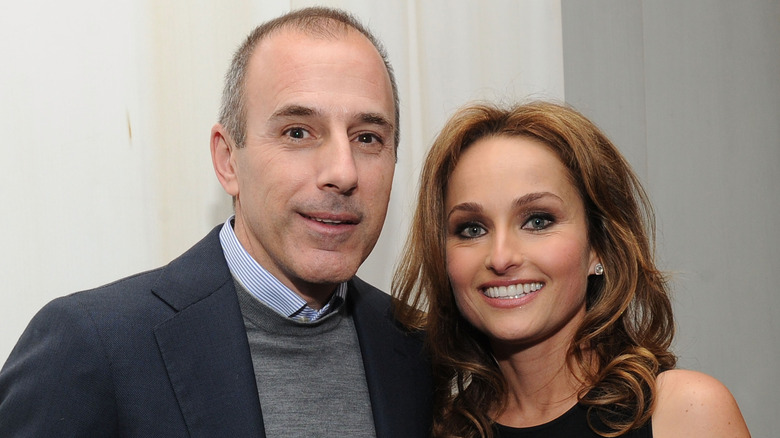 Giada De Laurentiis and Matt Lauer