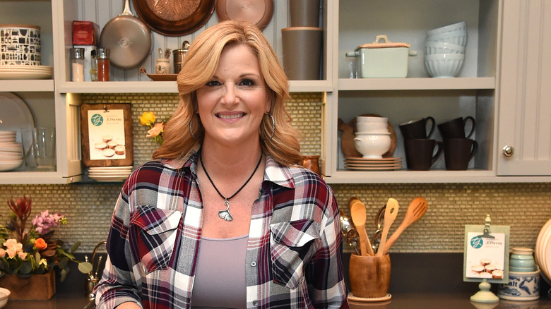 Trisha Yearwood smiling in the kitchen