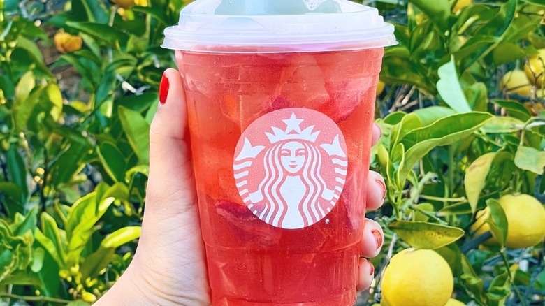 Starbucks Red Refresher Drink