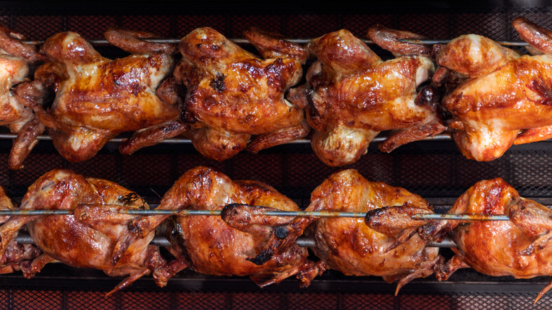 Rotisserie chickens