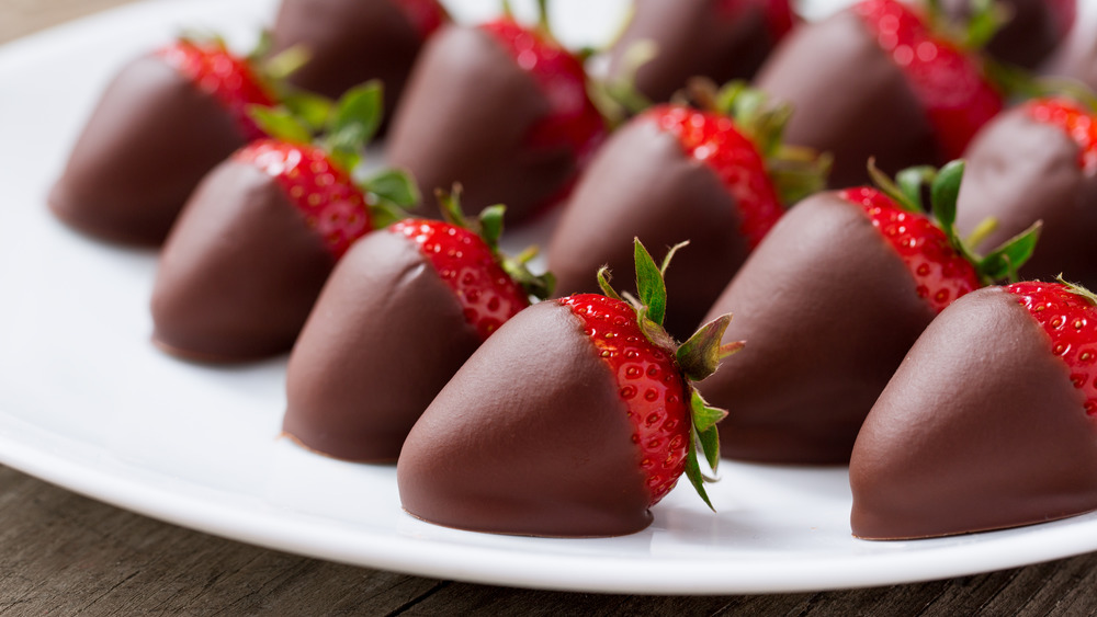 chocolate-covered strawberries