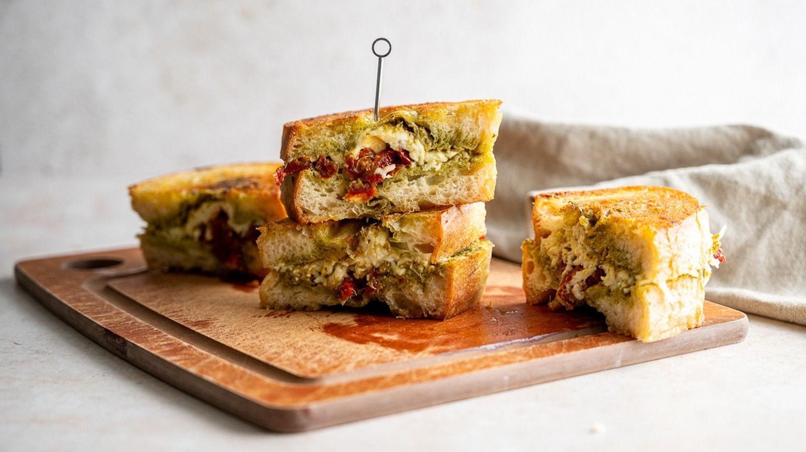 Upgrade Your Grilled Cheese With Herbaceous Pesto Sauce