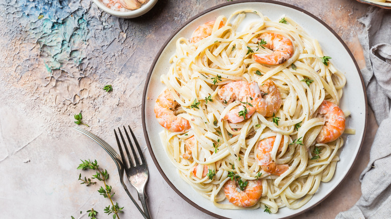 shrimp pasta 