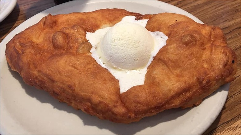 Utah fry bread scone with butter