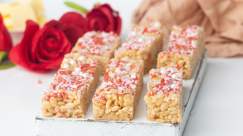 valentine's day rice krispies treats