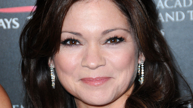 Valerie Bertinelli wearing earrings