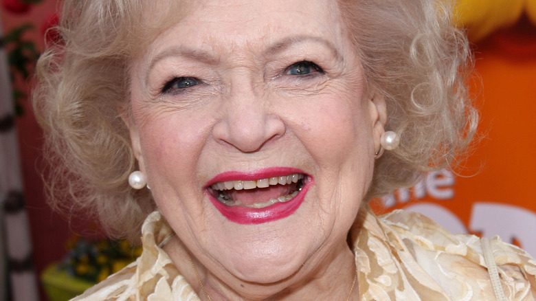 Betty White smiling