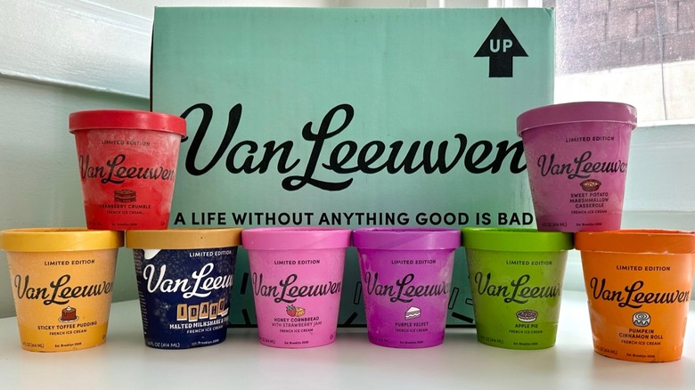 Van Leeuwen Fall 2023 ice cream pints