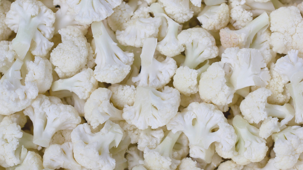 cut cauliflower florets