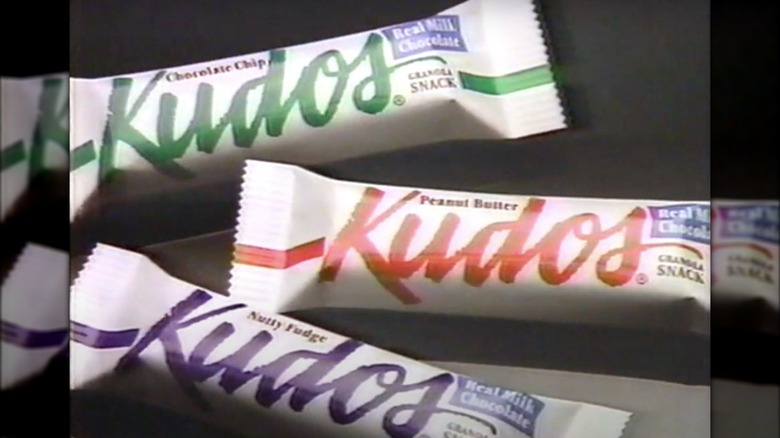 Kudos snacks portrayed in commercial