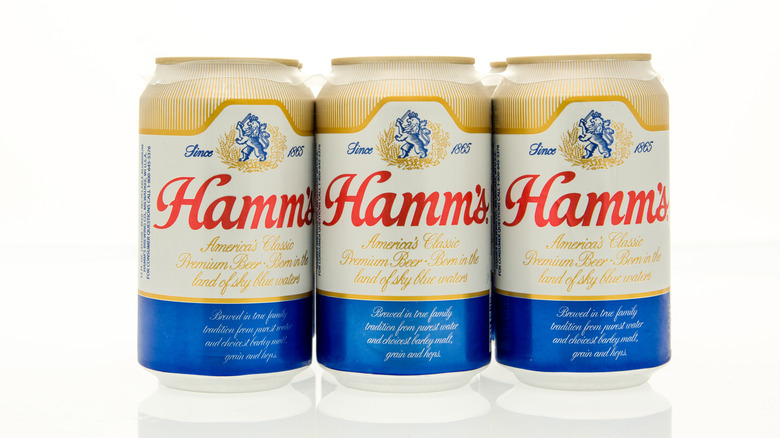 Hamm's beer six pack