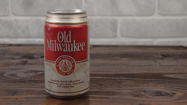 vintage can of Old Milwaukee beer