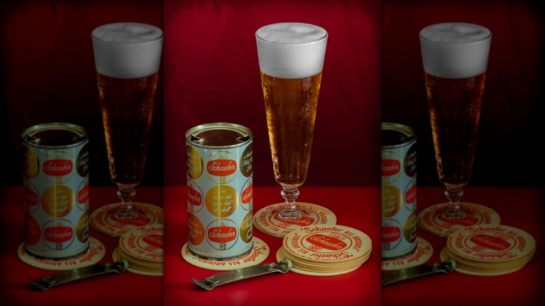 vintage Schaefer beer can