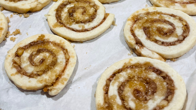 tray of date pinwheels