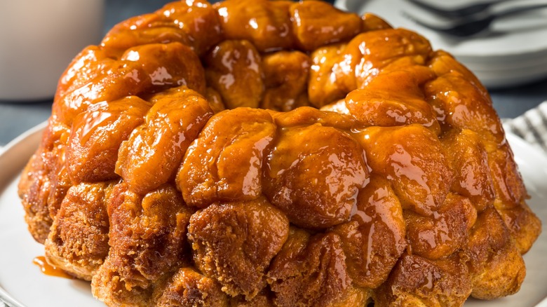 monkey bread on plate