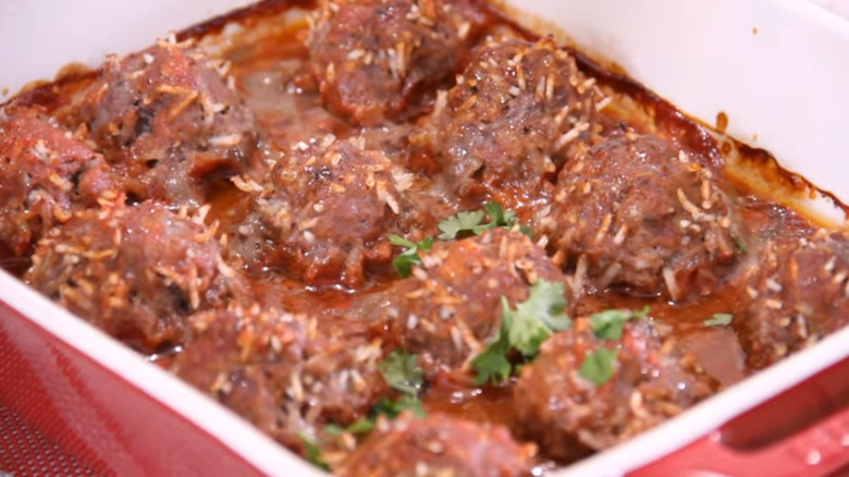 Porcupine meatballs