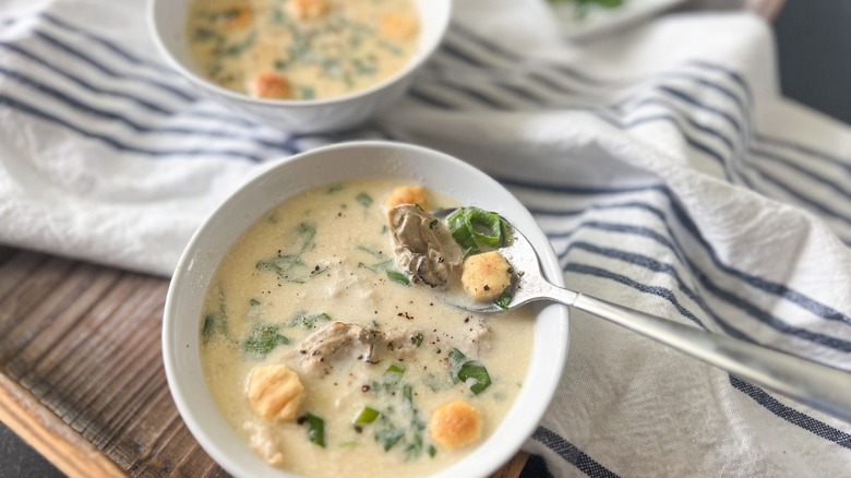 Virginia oyster stew