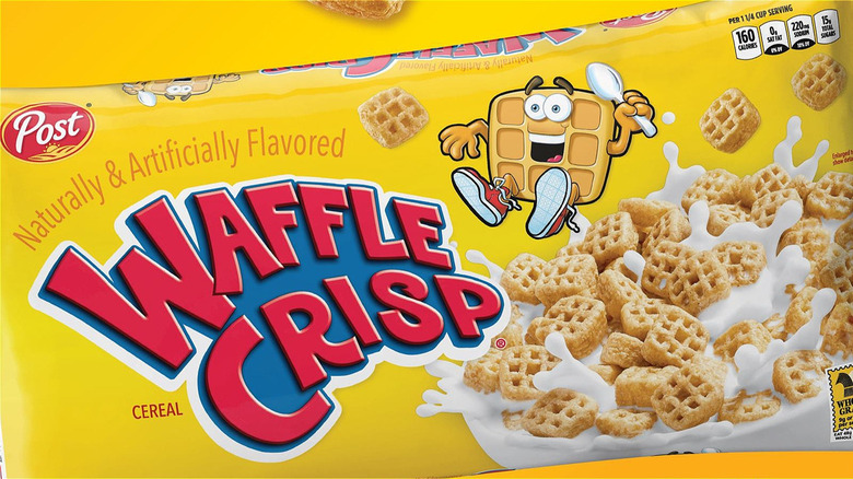 Waffle crisp cereal