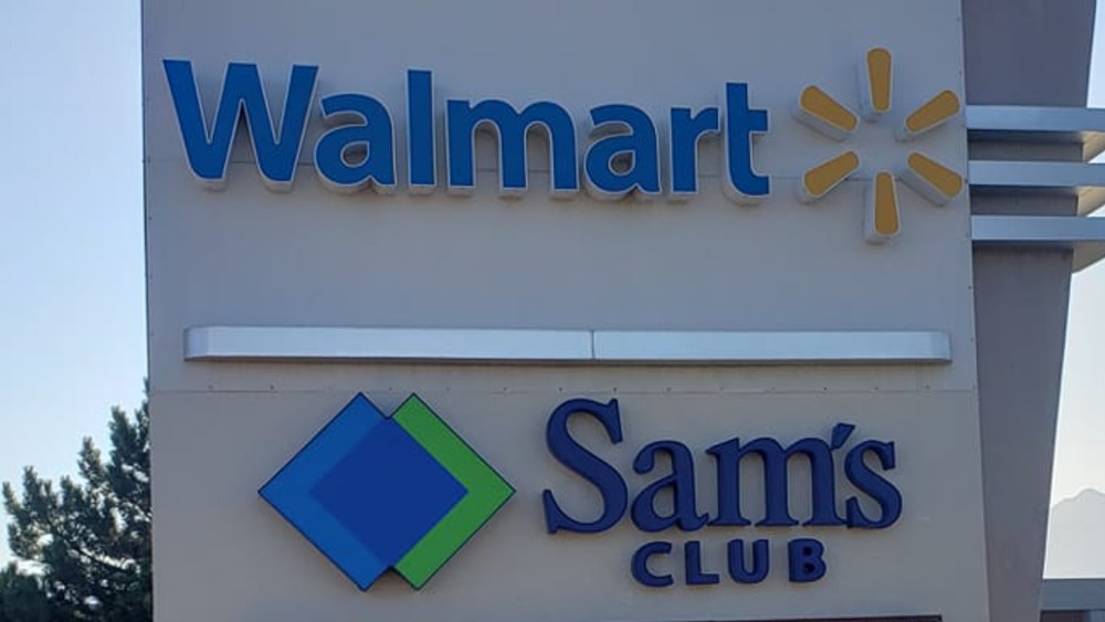 Walmart and Sam's Club signs