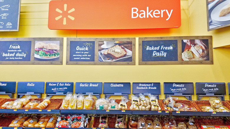 Walmart bakery display bins